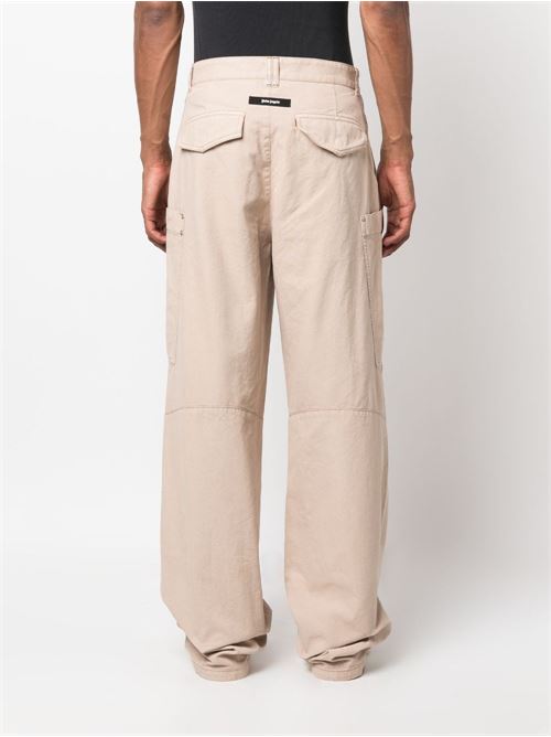 Cotton trousers PALM ANGELS | PMCF025F23FAB0016110